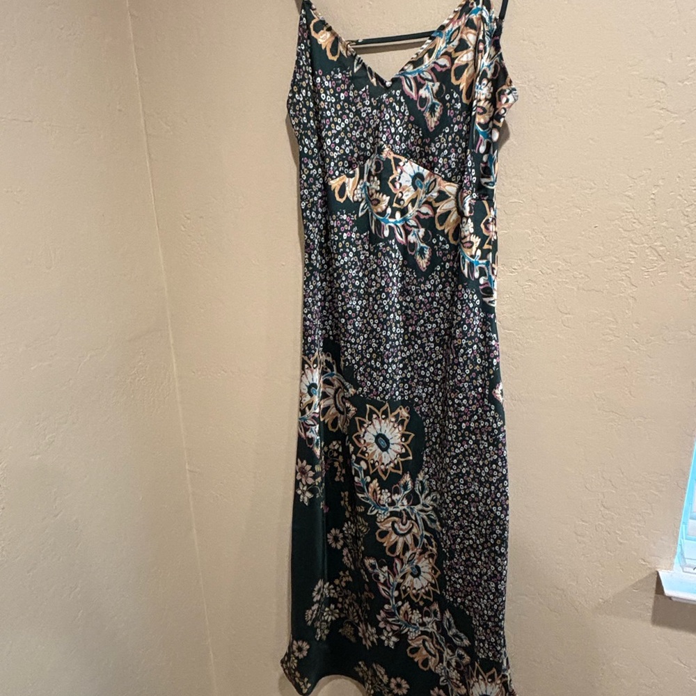 Free People Midi Slip Dress- size L or XL. Fits like a Large.